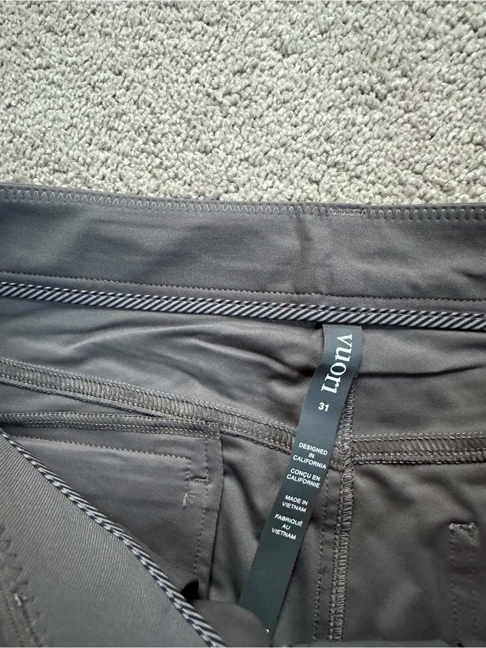 Vuori NWT Meta Pant Athletic Slim Fit Ink - Picture 6 of 11